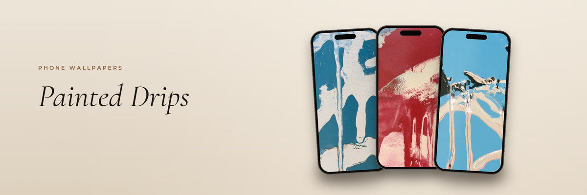 Painted Drips phone wallpapers