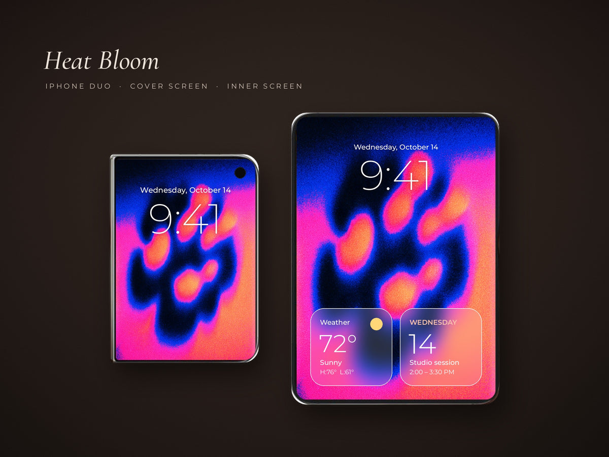 Heat Bloom | iPhone Duo Wallpaper