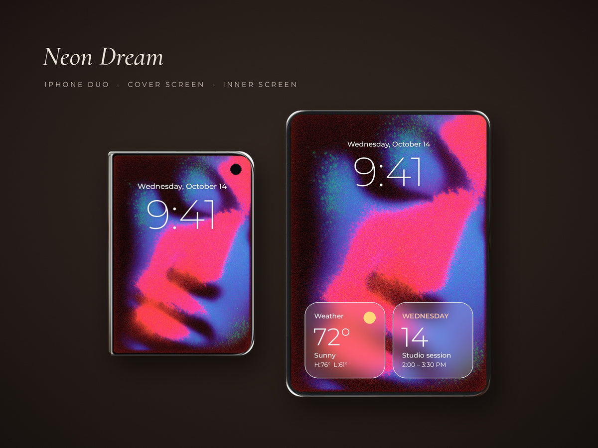 Neon Dream | iPhone Duo Wallpaper