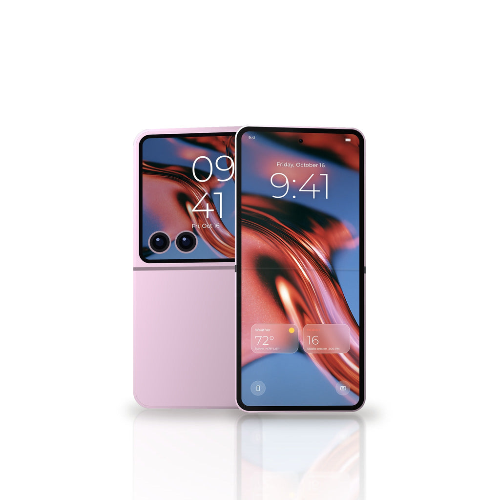Cherry Glass Galaxy wallpaper on Z Flip8