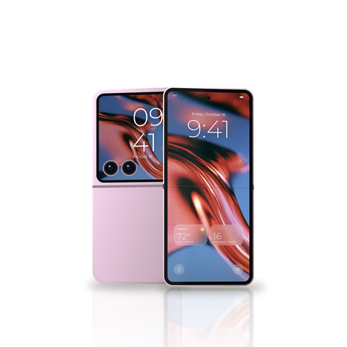 Cherry Glass Galaxy wallpaper on Z Flip8