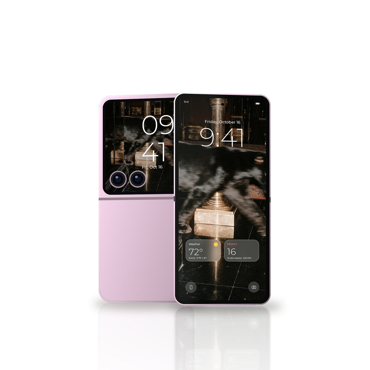 Onyx Panther Galaxy wallpaper on Z Flip8