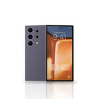 Tangerine Fold Galaxy wallpaper on S26 Ultra