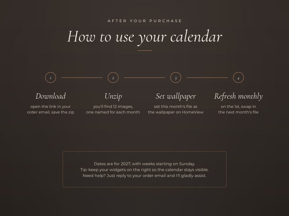 How to use your calendar