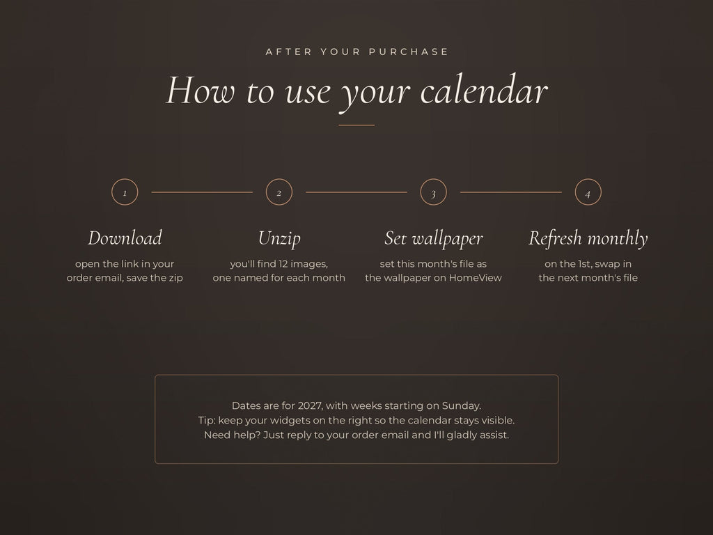 How to use your calendar