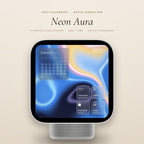 Neon Aura 2027 calendar on Apple HomeView